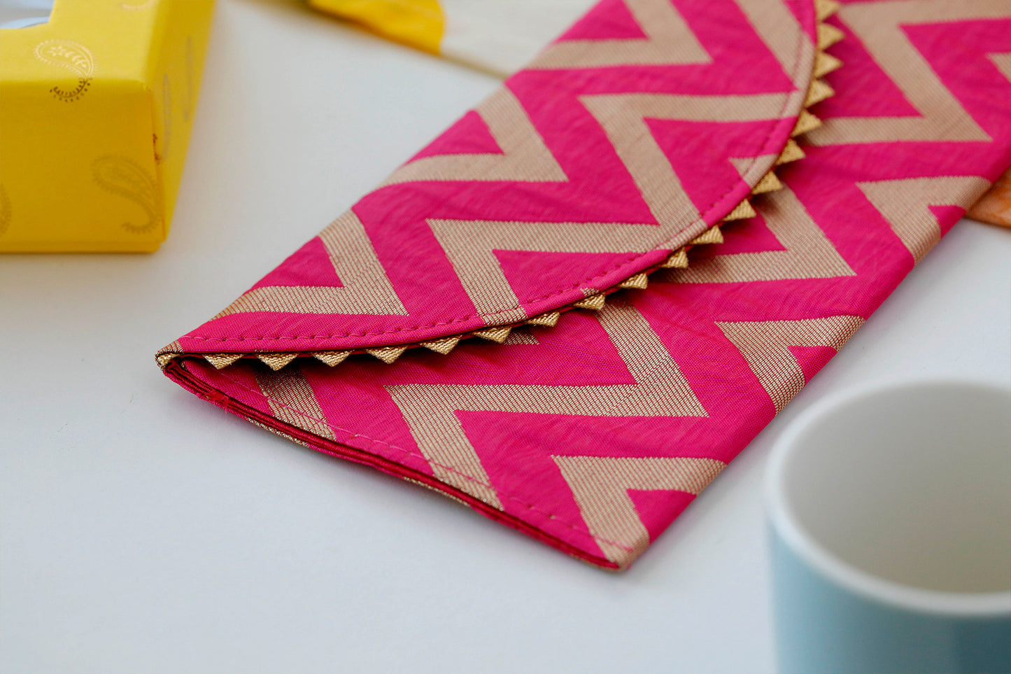 Fabric Cash Gifting Envelope pink