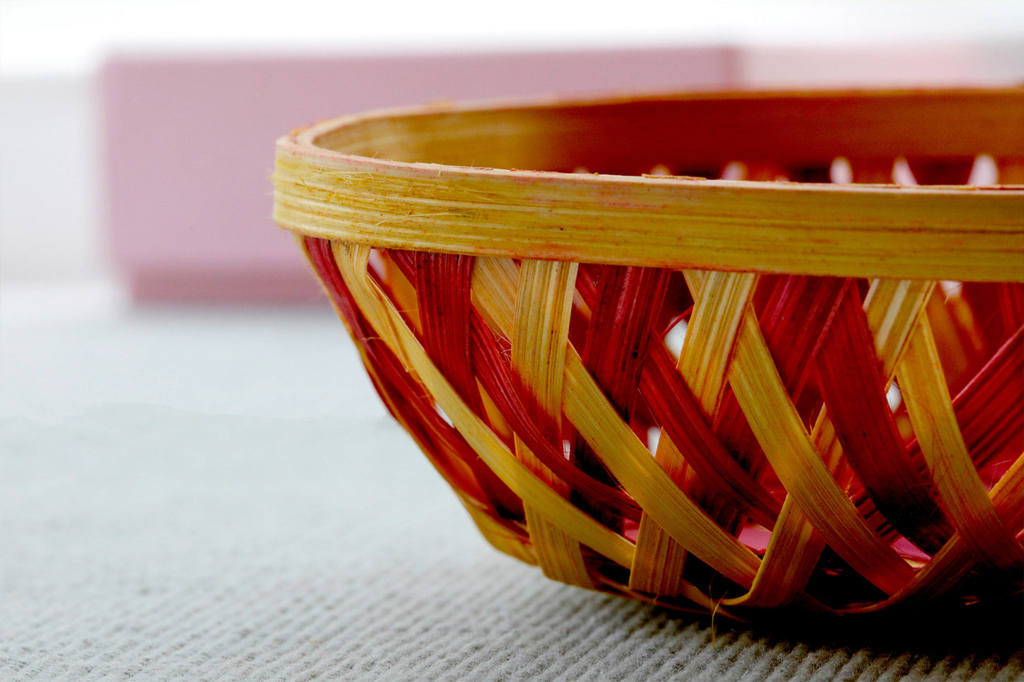 Bamboo Baskets Hexagonal Shape