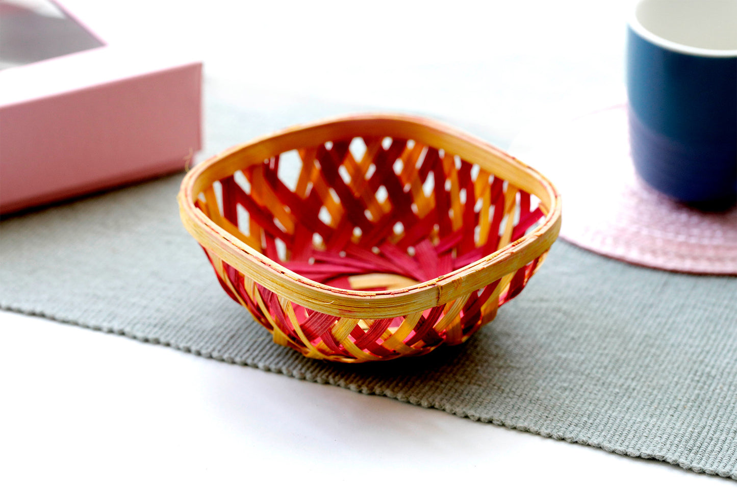 Bamboo Baskets square Shape Small