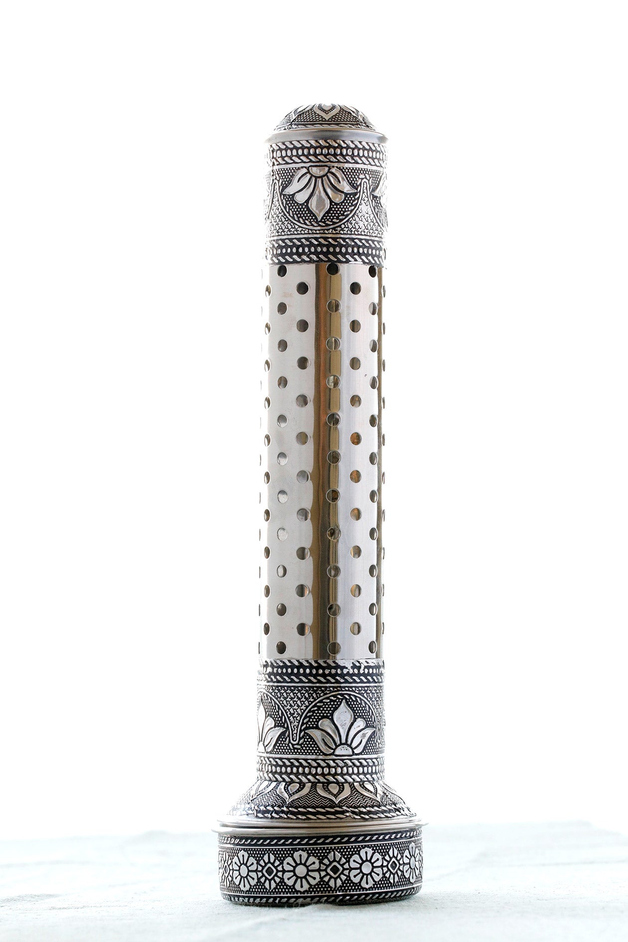 Steel Incense Stick Holder with Ash Catcher Sliver