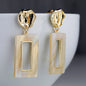 Dazzling Drop Earrings- Fusion of modern sophistication and timeless charm earrings golden 