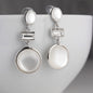 Dazzling Drop Earrings- Fusion of modern sophistication and timeless charm earrings