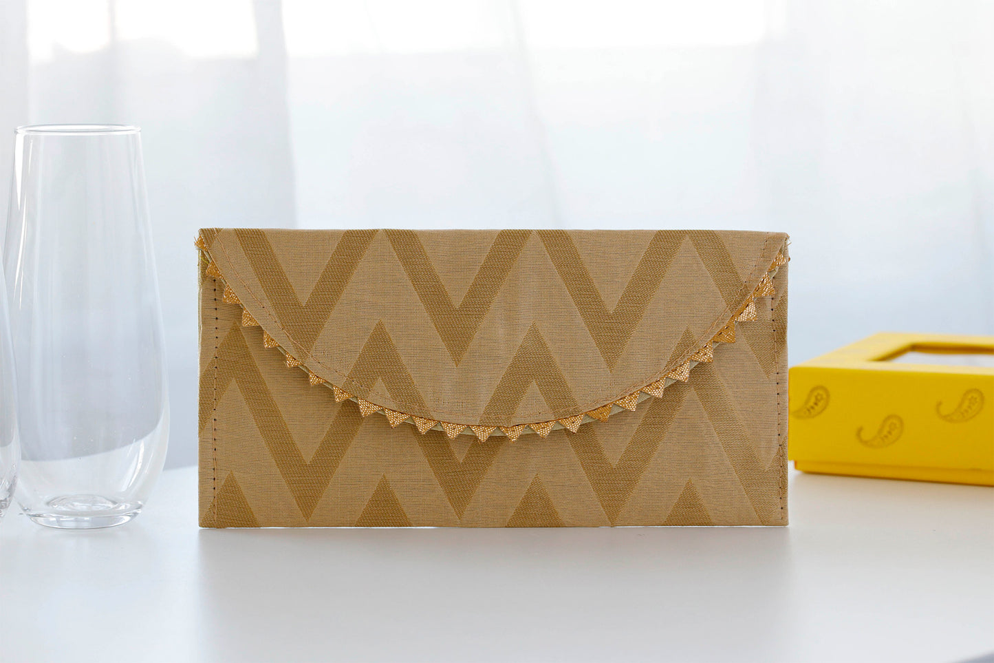 Gifting  Fabric Envelope in Gold