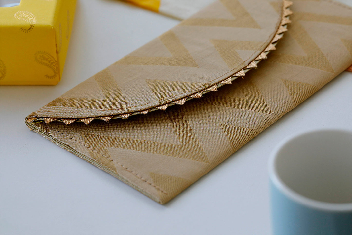 Gifting  Fabric Envelope in Gold