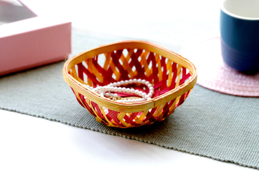 Bamboo Baskets square Shape Small
