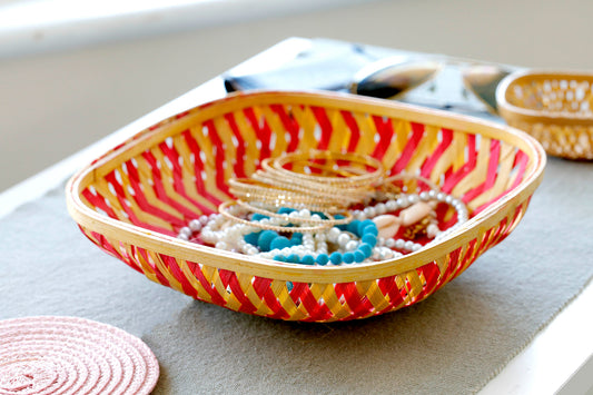 Bamboo Baskets square Shape Big size